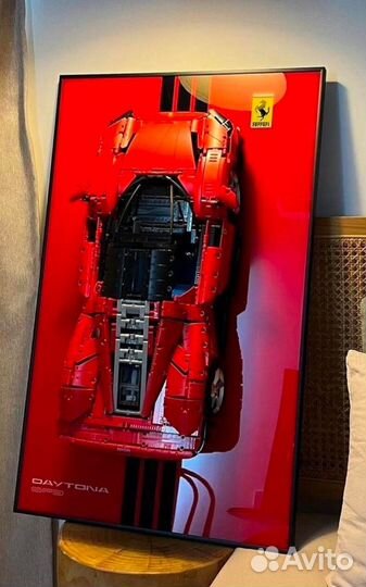 Картина-постер Ferrari Daytona SP3 lego technic