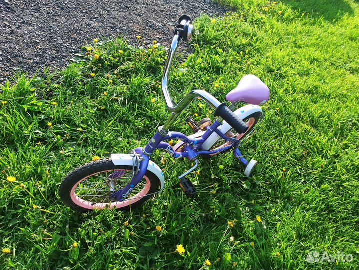 Велосипед stern для девочки с ручкой