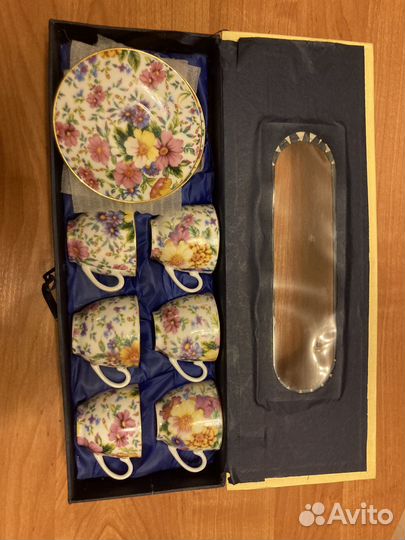 Кофейный сервиз на 6 персон фарфор