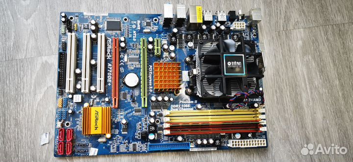 Процессор AMD athlon II + Матплата ASRock A770DE