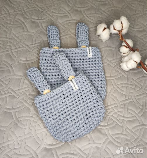 Корзинка органайзер/корзинка на детскую кроватку