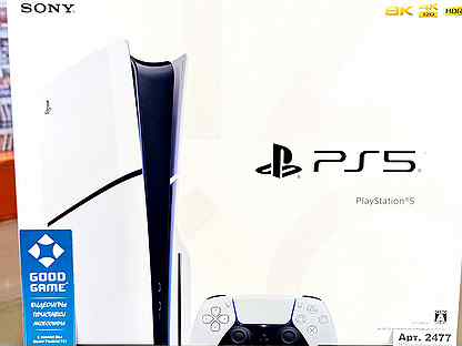 Sony PS5 Slim. с дисководом. Новая. Гарантия 3 мес