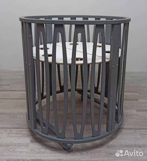 Кроватка овальная Incanto Estel Aсqua