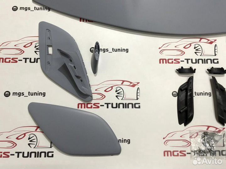 Лип спойлер Mercedes GLA-Class под окрас