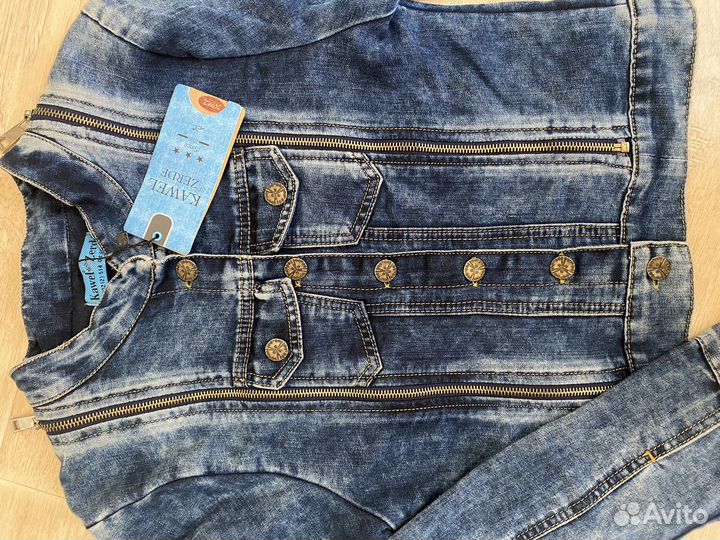 Джинсовый джакет s размер