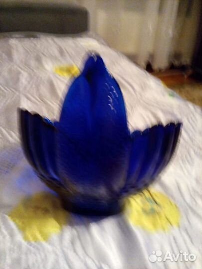 Канфетница, чешское стекло