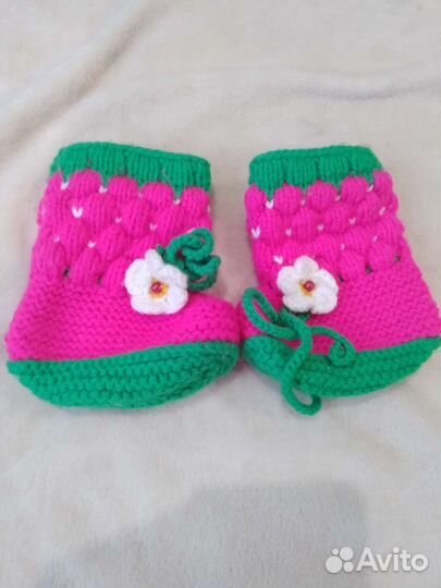 Пинетки для девочки нарядные