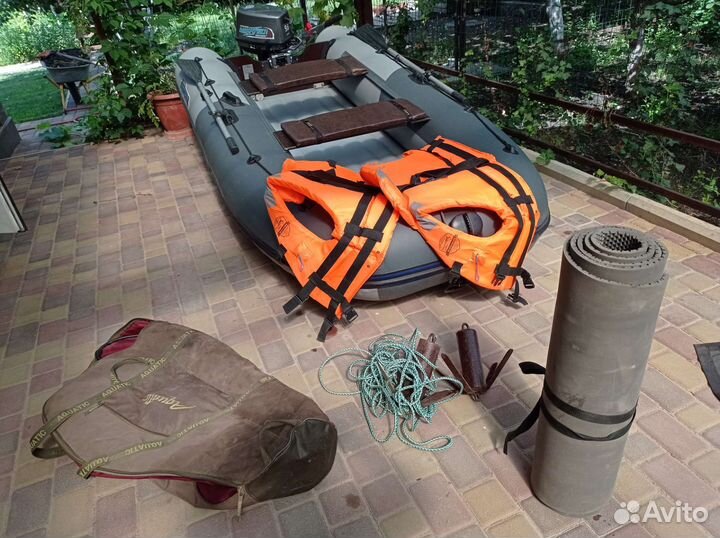 Надувная лодка пвх нднд с мотором