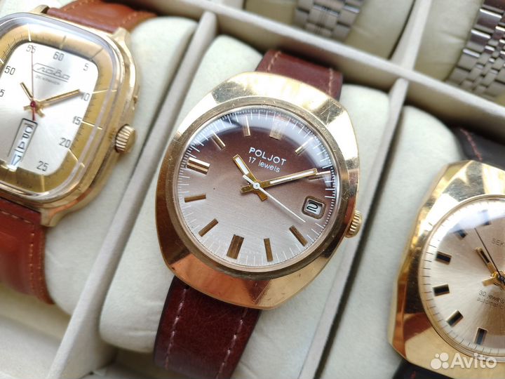 Часы СССР Полёт Au 10