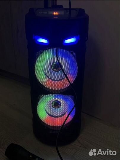 Портативная колонка с bluetooth и микрофоном