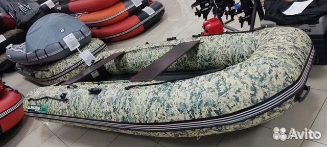 Лодка пвх Gladiator E380S красно/черный