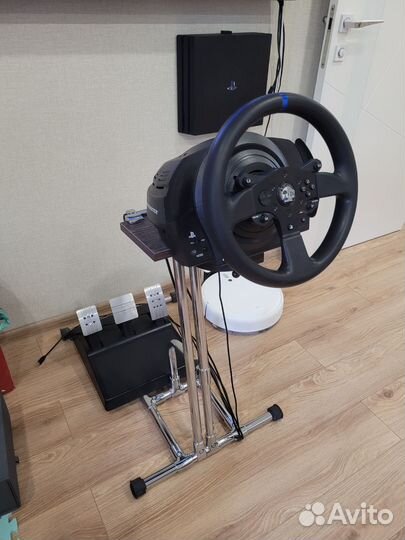 Игровой руль thrustmaster t300 gt + стойка