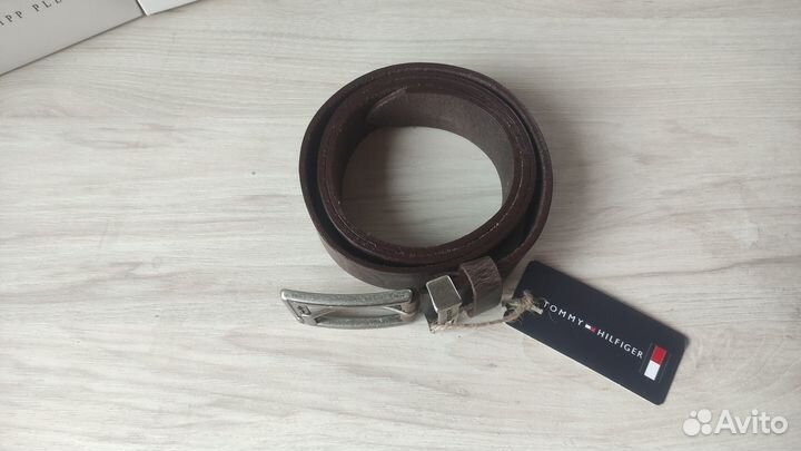 Кожаный ремень Tommy Hilfiger 125 см