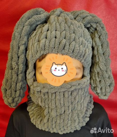 Шапка зимняя для девочки с ушками