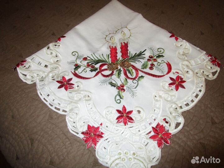 Новогодняя салфетка на стол