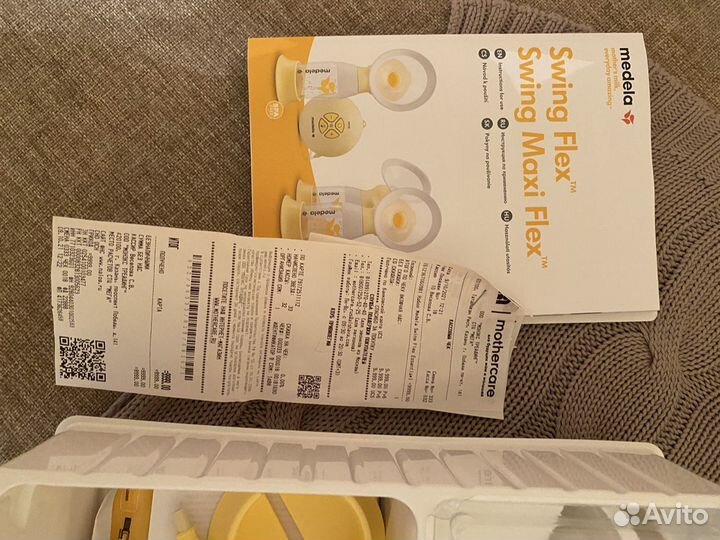 Молокоотсос medela swing flex электрический