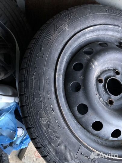 Колеса в сборе 185/60 R14 Гудиер 4/100 Акцент