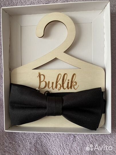 Бабочка мужская черная