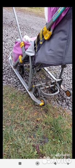 Детские санки коляска