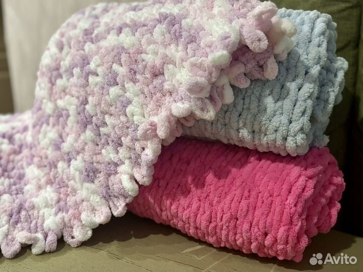 Пледик плюшевый