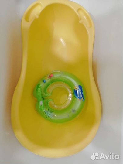 Ванночка для купания+круг