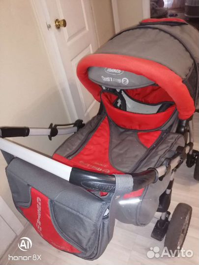 Коляска 2в1 с переносной люлькой