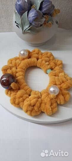 Резинки на волосы ручная работа