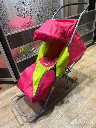 Коляска санки nika