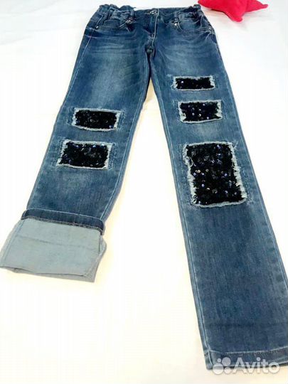 Джинсы для девочки 140 Еlsy Sаrаbаnda оригинал