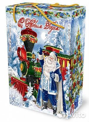 Картонная упаковка для новогоднего подарка