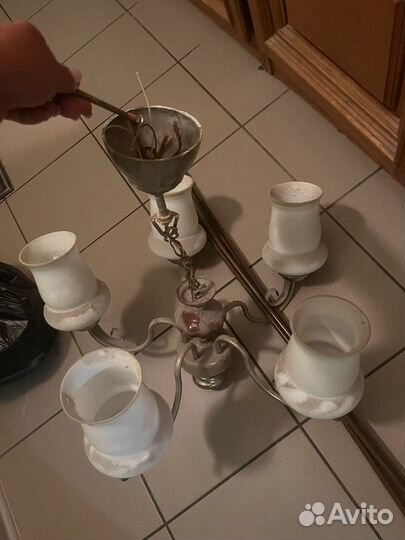 Люстра потолочная бу