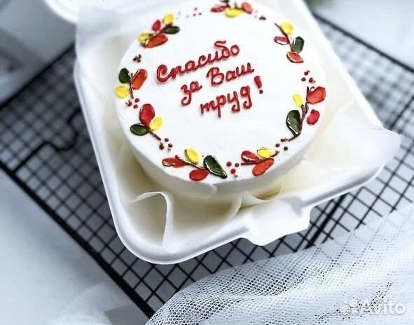 Бенто торты, торт в стаканчике на день учителя