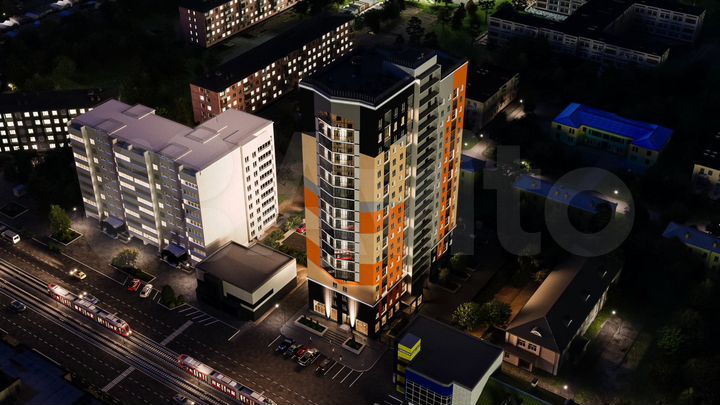 2-к. квартира, 50,9 м², 2/20 эт.