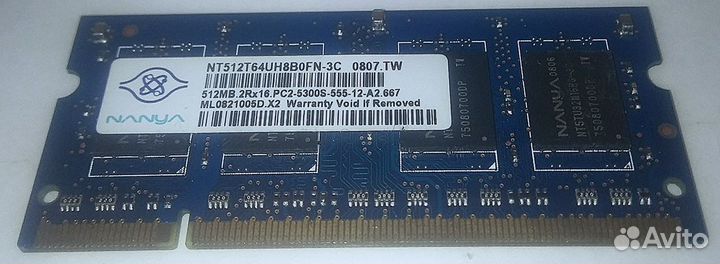 Оперативная память для ноутбука DDR