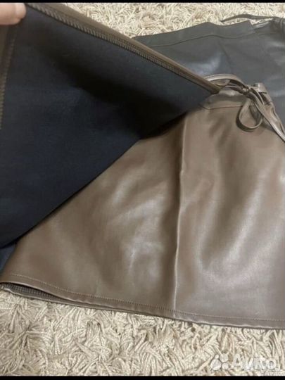 Юбка кожаная 38 40