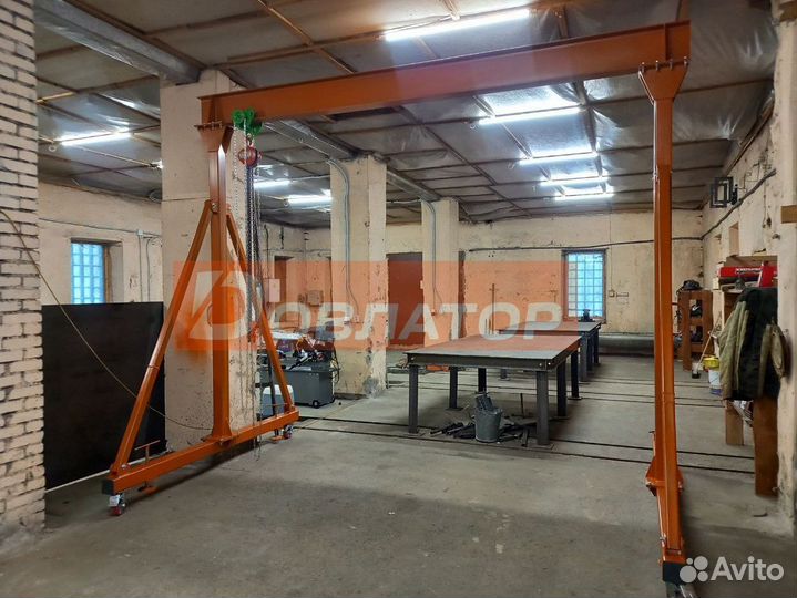 Козловой кран мпу на колесах усиленный