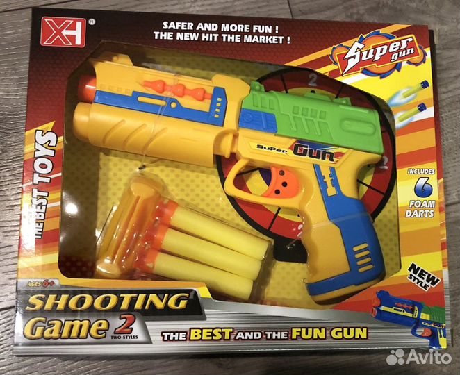 Новый Nerf бластер +дартс