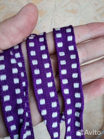 Капрон лента кружево бант тесьма СССР
