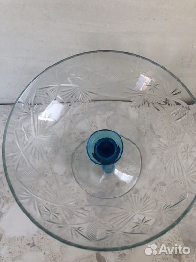 Ваза для фруктов на ножке СССР