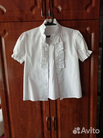 Блузка белая