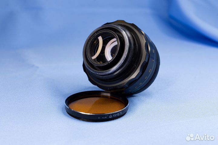 Гелиос 44-2 58 мм f2, + оранж. светофильтр