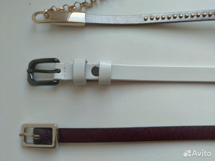 Новые женские ремни, 3 шт