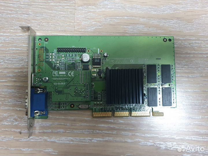 Рабочие видеокарты AGP и PCI и антикварные