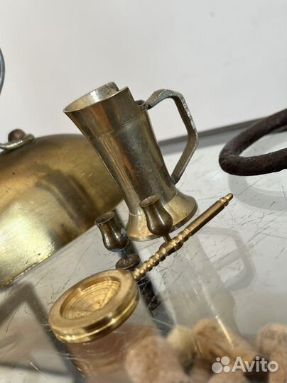 Антикварный утюг, для удаления косточек, миниатюры