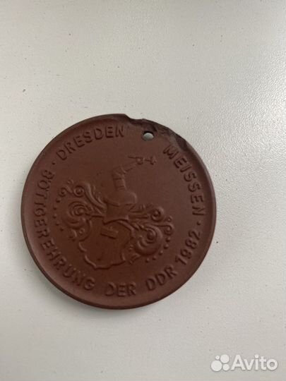 Медаль Meissen (керамика)