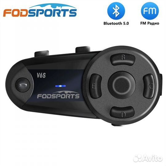 Мотогарнитура Fodsports V6S универсальная