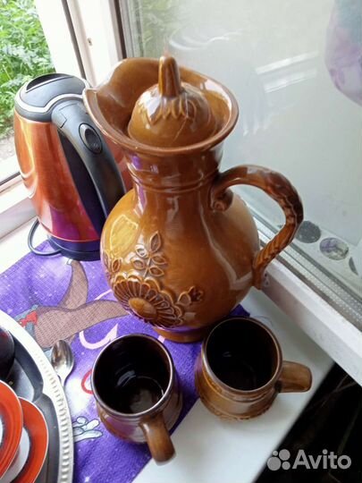 Кувшин и 2 кружки из СССР