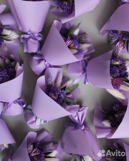 Минибукеты из сухоцветов боксы,Wildberries,ozon