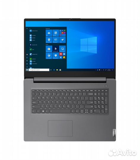 Ноутбук lenovo V17 G2 ITL, серый, 82NX00ecrm