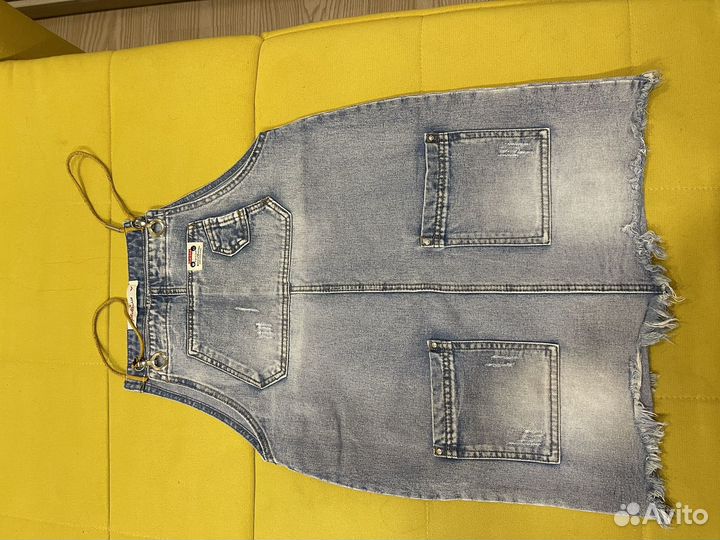 Джинсовый сарафан